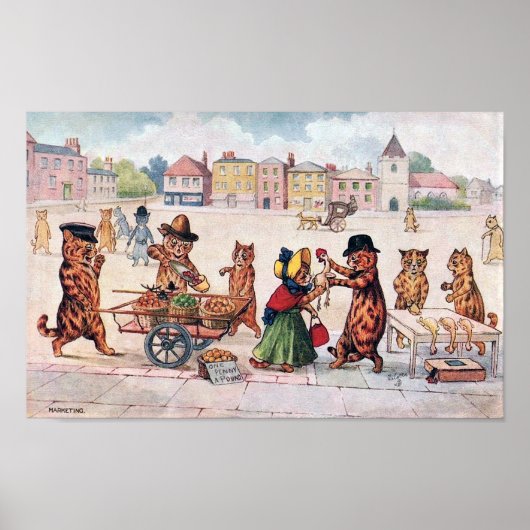 Katten Marketing, Louis Wain Poster (Voorkant)