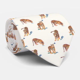Katten Mauw Tigers op Ivoorkust Stropdas