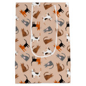 Katten Medium Cadeauzakje (Achterkant)
