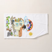 Katten & Meer Katten Badhanddoek Sets Bad Handdoek (Handdoek)