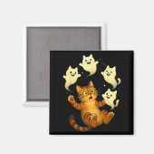 Katten Meme Grappige Soky Halloween Kitten Magneet (Voorkant / Achterkant)