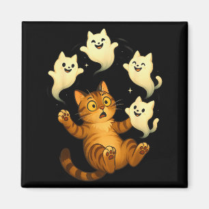 Katten Meme Grappige Soky Halloween Kitten  Magneet