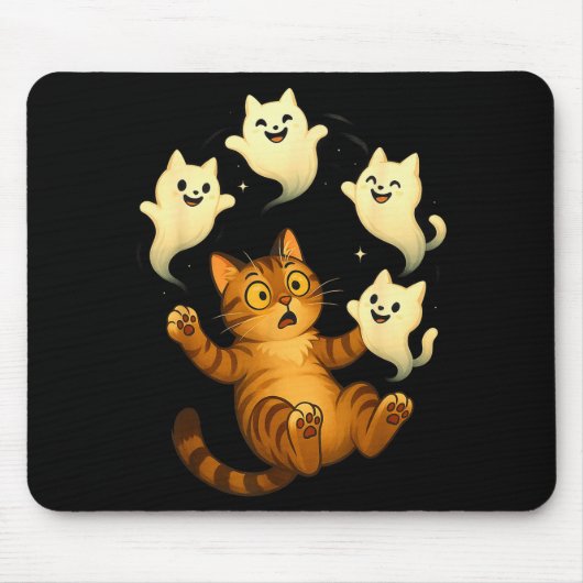 Katten Meme Grappige Soky Halloween Kitten Muismat (Voorkant)