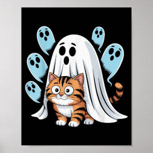 Katten Meme Grappige Soky Halloween Kitten Poster