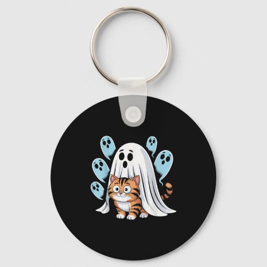 Katten Meme Grappige Soky Halloween Kitten Sleutelhanger (Voorkant)