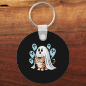 Katten Meme Grappige Soky Halloween Kitten Sleutelhanger (Voorkant)