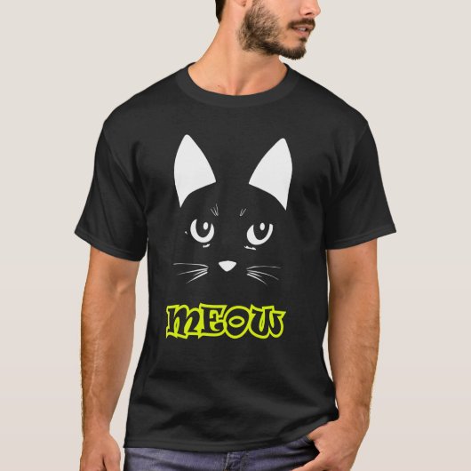 Katten Meow Funn T-shirt (Voorkant)