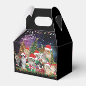 Katten Merry Kerstlight Bedankdoosjes (Achterkant)