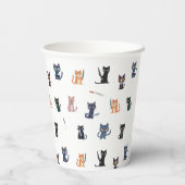 Katten & messen Papieren beker (Achterkant)