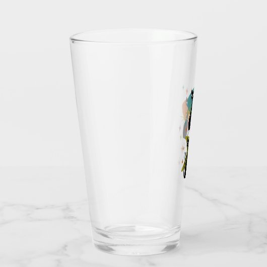 Katten met Boomerangs Retro Drink Glas | (Rechts)