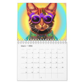 Katten met brillenglazen AI Generated Kalender (Mar 2026)