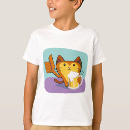 Katten met drank - Grappig Meme-Geïnspireerd ontwe T-shirt