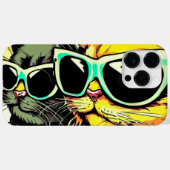 Katten met een bril Case-Mate iPhone case (Achterkant (horizontaal))