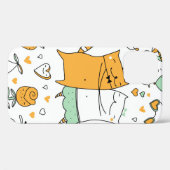 Katten met een paar illustraties. cartoon katjes Case-Mate iPhone case (Achterkant (horizontaal))