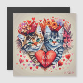 Katten met hart (Voorkant / Achterkant)