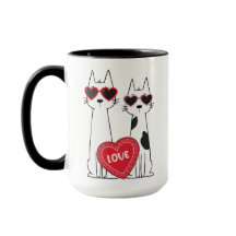 Katten met Hart Zonnebril