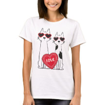 Katten met Hart Zonnebril