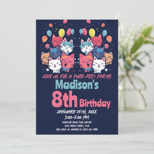 Katten met katten met katten en katten met katten  kaart (Staand voorkant)