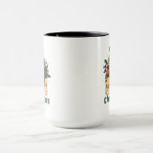 Katten met kerstbrief winterdieren mok (Midden)
