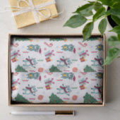 Katten met Kerstmis Fantasievol Patroon Tissuepapier (Geschenk)