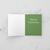 Katten met kerstmis feestdagen kaart (Binnen)