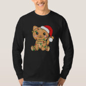 Katten met kerstmis t-shirt (Voorkant)