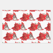 Katten met kerstpostbus inpakpapier vel (Voorkant 3)