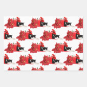 Katten met kerstpostbus inpakpapier vel (Voorkant 2)