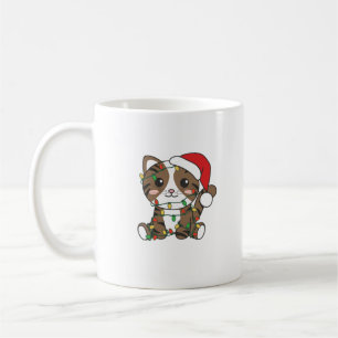 Katten met kerstwinterdieren koffiemok