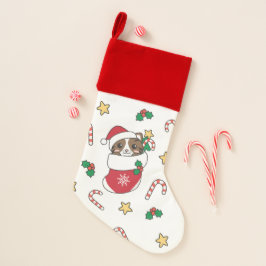 Katten met kerstwintersneeuw kerstsok