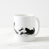 Katten met Kittens-Mok. Koffiemok (Voorkant rechts)