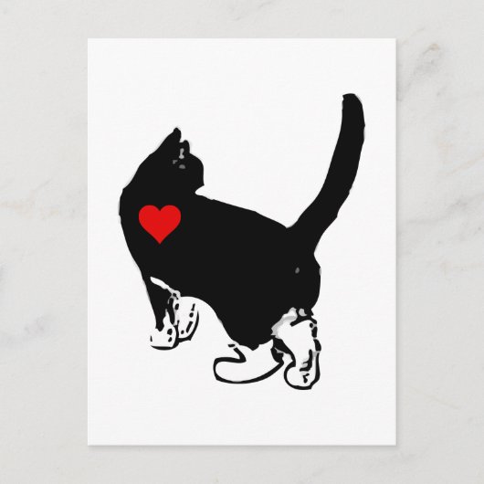 Katten met liefde briefkaart (Voorkant)