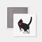 Katten met liefde magneet (Voorkant / Achterkant)