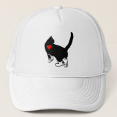 Katten met liefde trucker pet (Voorkant)