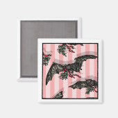 Katten met Mistletoe - Magnet Pop Gothic Holiday (Voorkant / Achterkant)