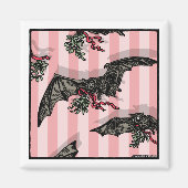 Katten met Mistletoe - Magnet Pop Gothic Holiday (Voorkant)