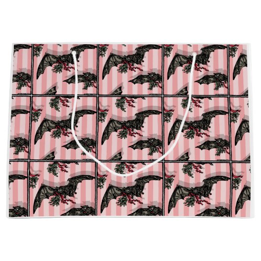 Katten met Mistletoe - Pop Gothic Holiday Groot Cadeauzakje (Voorkant)