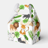 katten met Oerwoud Kute katten Variëteit van het p Bedankdoosjes (Achterkant)