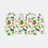 katten met Oerwoud Kute katten Variëteit van het p Bedankdoosjes (Uitgevouwen)