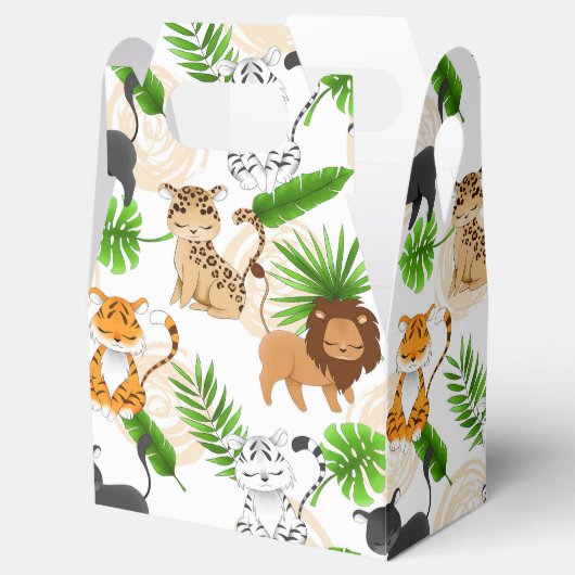 katten met Oerwoud Kute katten Variëteit van het p Bedankdoosjes (Geopend)