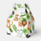 katten met Oerwoud Kute katten Variëteit van het p Bedankdoosjes (Voorkant Zijde)