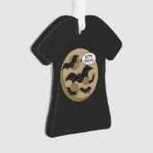Katten met partij op volle maan ornament (voorkant)