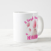 Katten met suikerspin haar grote koffiekop (Voorkant rechts)