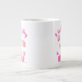 Katten met suikerspin haar grote koffiekop (Voorkant)
