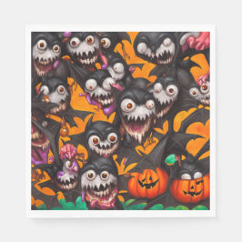 Katten met tanden - papierluiers servet