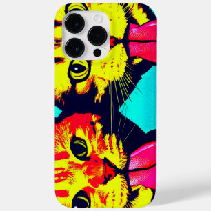 Katten met tong uit Case-Mate iPhone 14 pro max hoesje