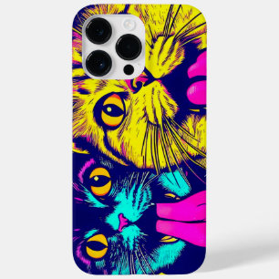 Katten met tong uit Case-Mate iPhone 14 pro max hoesje