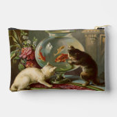  katten met visaccessoire zakje etui (Achterkant)