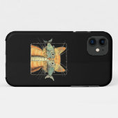 Katten met Vissenogen Kitten Grappige Katten Parod Case-Mate iPhone Case (Achterkant (horizontaal))