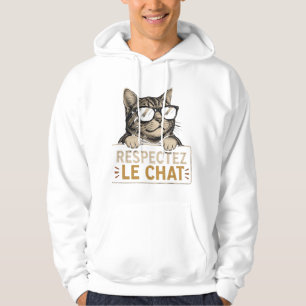 Katten met zonnebril – Grappige Illustratie  Hoodie